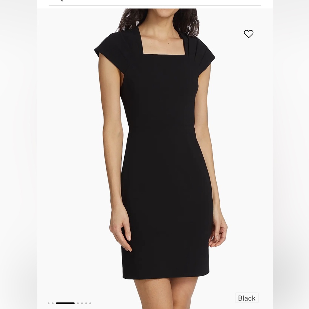 NWT Alice and Olivia Kiro Midi Black Dress - size 6